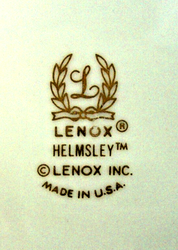 Lenox Helmsley Brot & Butter Teller 6 3/8" Goldrand - Bild 2 von 2