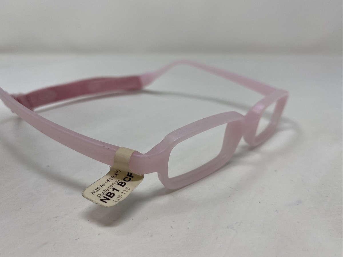 Miraflex Italy NEW BABY I BCP 39-14 Light Pink Full Rim Eyeglasses