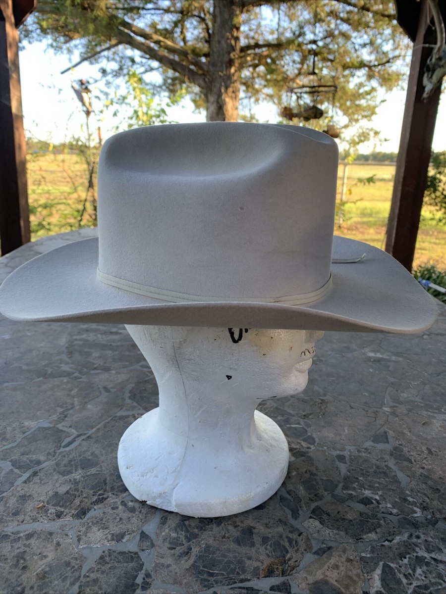 Stetson “ Sheriff “ Range 4x Beaver Cowboy Hat Silver Belly 3