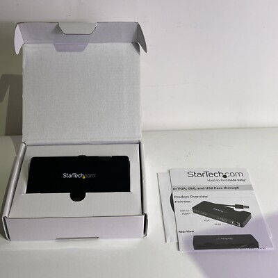 Startech USB3SMDOCKHV usb 3.0 mini docking station w HDMI VGA GbE USB