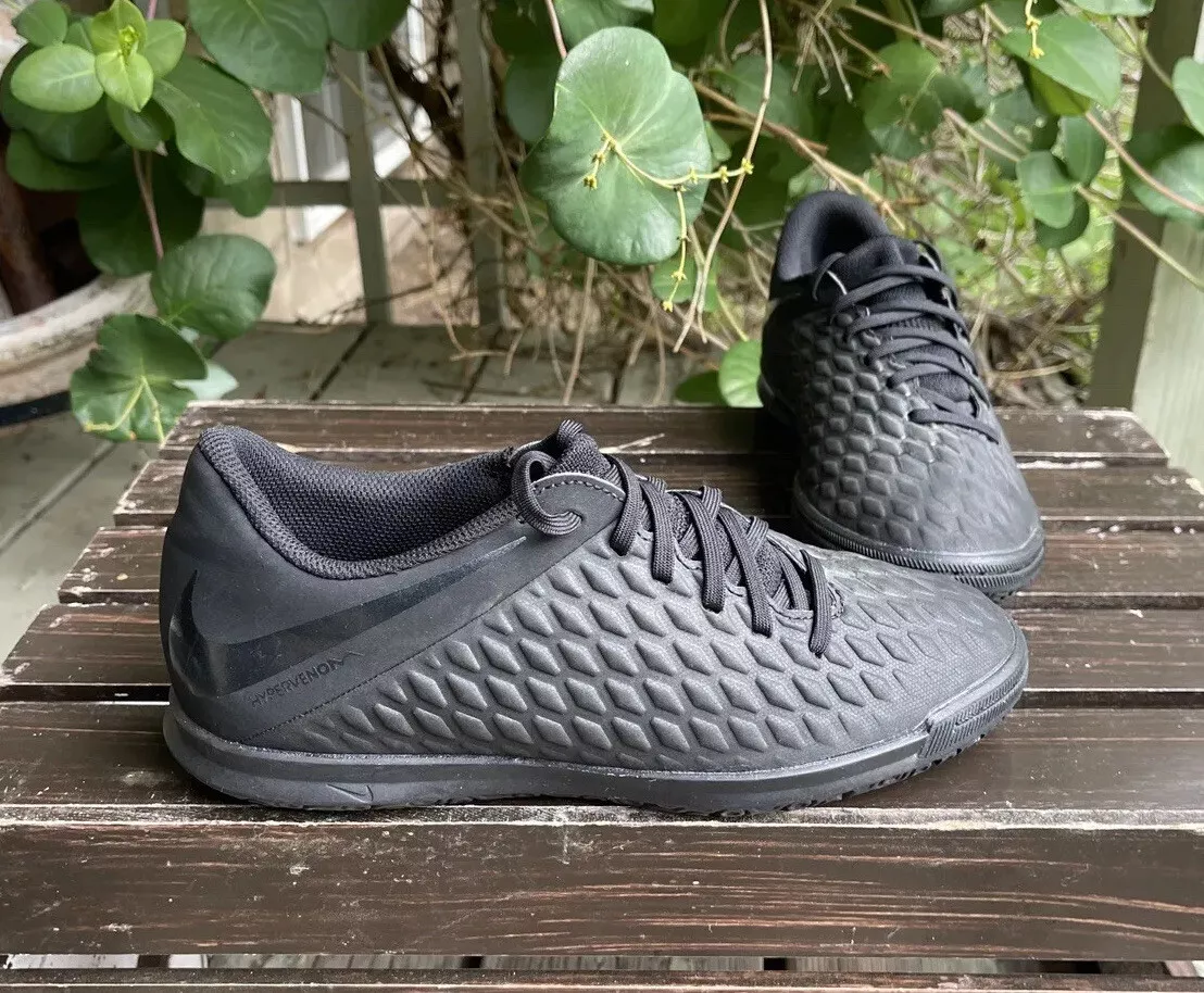 trog Invloed uitvinden Nike Hypervenom Phantom Black Indoor Soccer Shoes AJ3808-001 Mens 6.5  Comfort | eBay