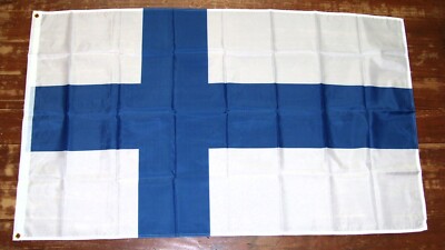 Finland 3'x5' Flag Banner Finnish