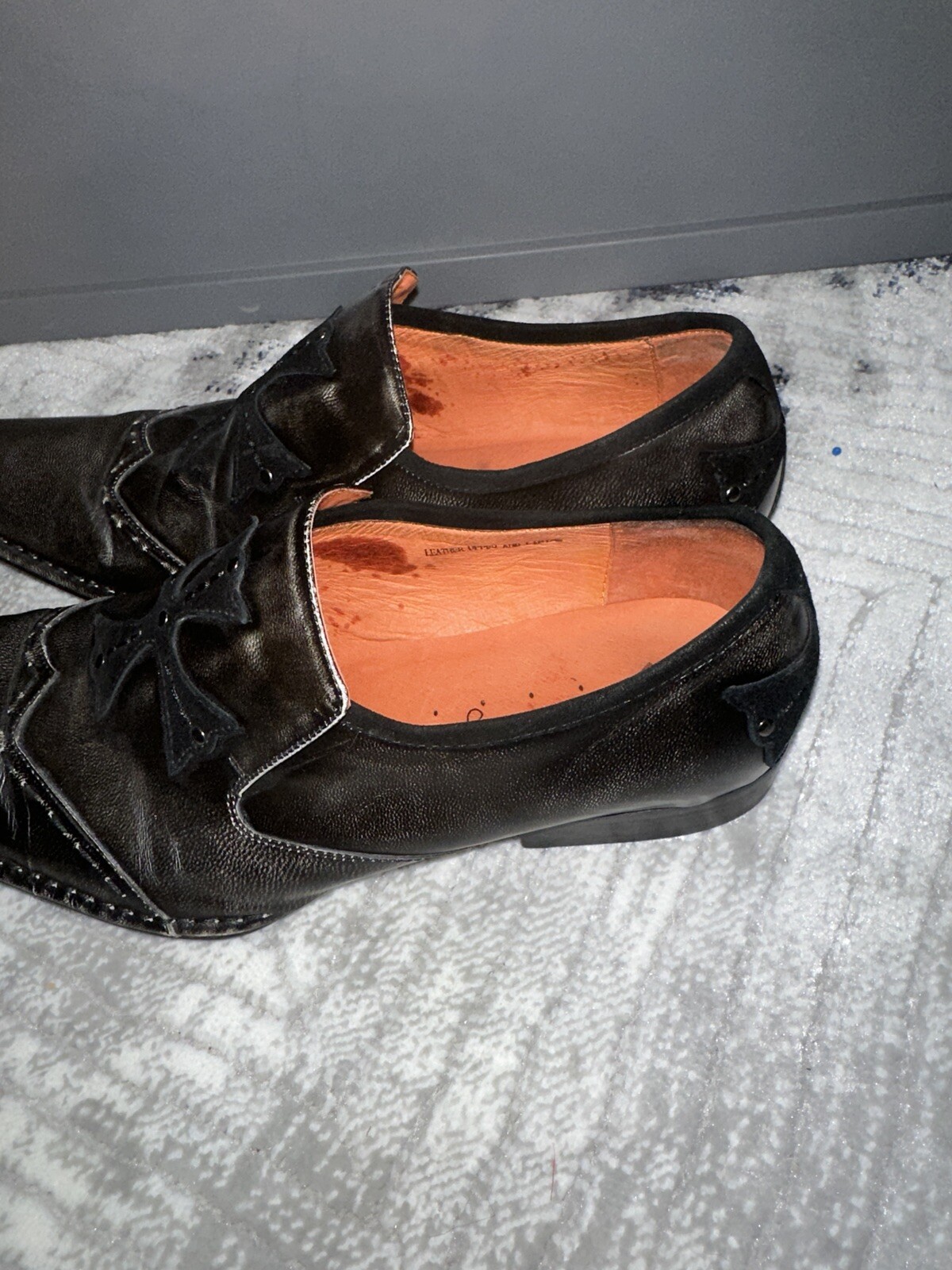 Robert Wayne "Armor" Brown Suede Cross design Lea… - image 5