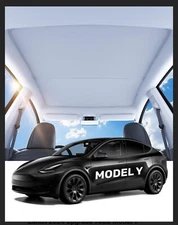 Zanch Roof Sunshade ~Tesla Model Y Upgrad Glass Roof UV Reflection Cover '20-'24