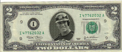 Yankees Aaron Judge 2 $ w idealnym stanie! Rzadki! $1 - Zdjęcie 1 z 1