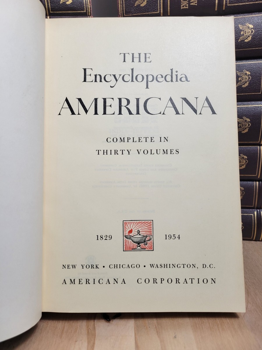 アメリカ大百科辞典 encyclopedia americana 全30巻 The Encyclopedia Americana Complete 30 Volume Set 1954 HC | eBay