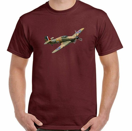 Colporteur Hurricane T-Shirt WWII Britannique Fighter Bataille De Raf Avion - Bild 6 von 27