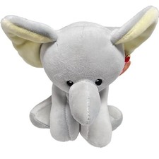 Ty Baby Bubbles 7" Elephant Soft Gray Yellow Stuffed Animal Lovey 2017 with Tags