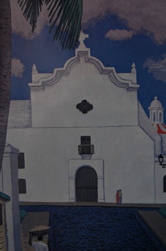 VTG 80'S FRAMED SIGNED LUIS CAJIGA COLOR PRINT OF SAN JOSE CHURCH, SAN JUAN, PR - Picture 16 of 24