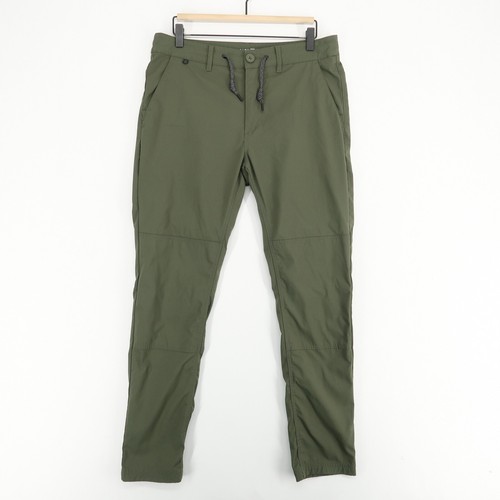 Roark Explorer Adventure Pants Mens 33X30 Green Lightweight Stretch Drawstring