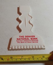 Vtg The Denver National Bank Adamstown Reinholds Advertising Car Window Scraper