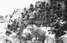 WW2 Picture Photo American chaplain is serving on the island of Peleliu  4474