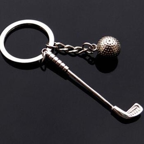 Metal Badminton Keychain Simulation 3D Badminton Pendant Gymnasium Sport Pendant - Picture 8 of 18