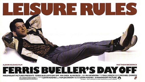FERRIS BUELLER'S DAY OFF MINT ROLLED MOVIE POSTER MATTHEW BRODERICK 22x36 - Picture 1 of 1