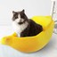 thumbnail 9 - Banana Shape Cat Nesting Bed Pet Kitten House Kennel Warm Sofa Sleeping Cave XL