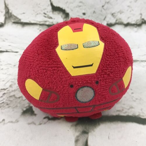 Ty Beanie Ballz Marvel Avengers Iron Man Peluche Mini Rond Tossable Jouet