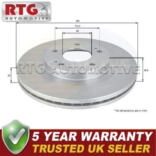 Front Brake Disc Fits Mitsubishi Shogun Pinin 1999-2007 1.8 2.0 #1 MR334996