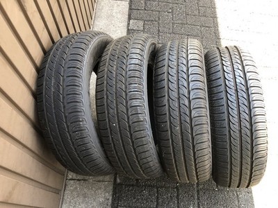 4xkomplette Sommerreifen+4xNeu Gummiventile 185/65R14 86T   ca. 6-7 mm