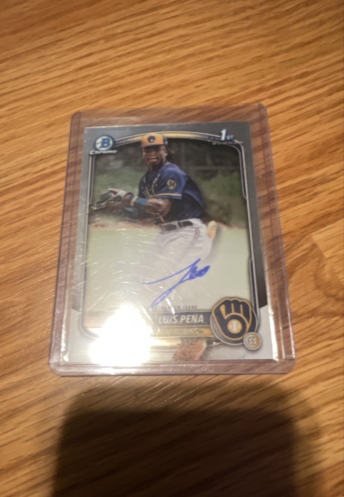 2025 Bowman - Chrome Prospect Autographs Luis Pena #CPA-LP (AU, RC)