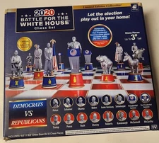 BulbHead 2020 Battle For The White House Chess Set