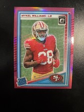 2025 Donruss Optic Mykel Williams Pink Prizm Rated Rookie- 49ers