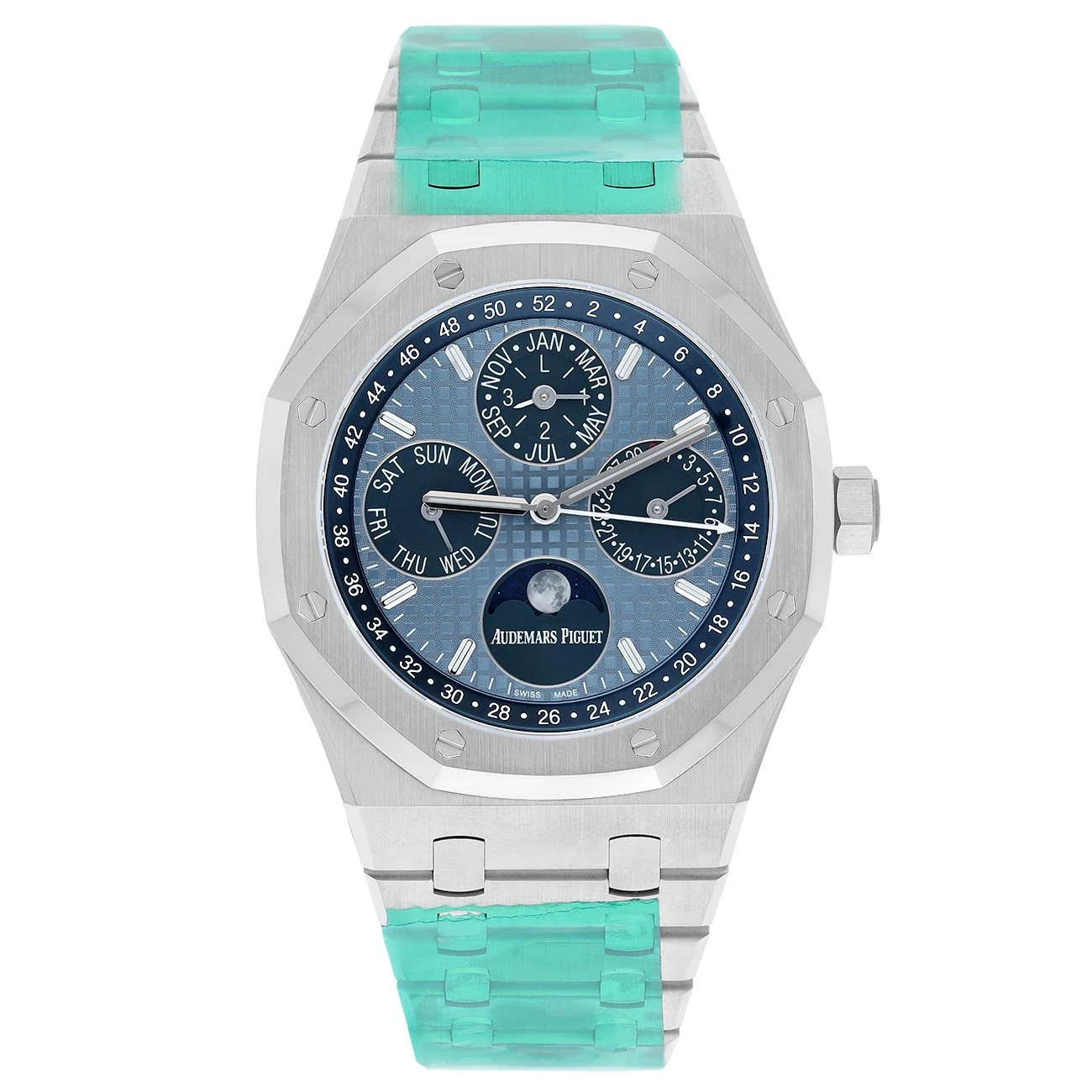 Audemars Piguet — Audemars Piguet Royal Oak  Perpetual Calendar 26574ST.OO.1220ST.03 Ice Blue D...