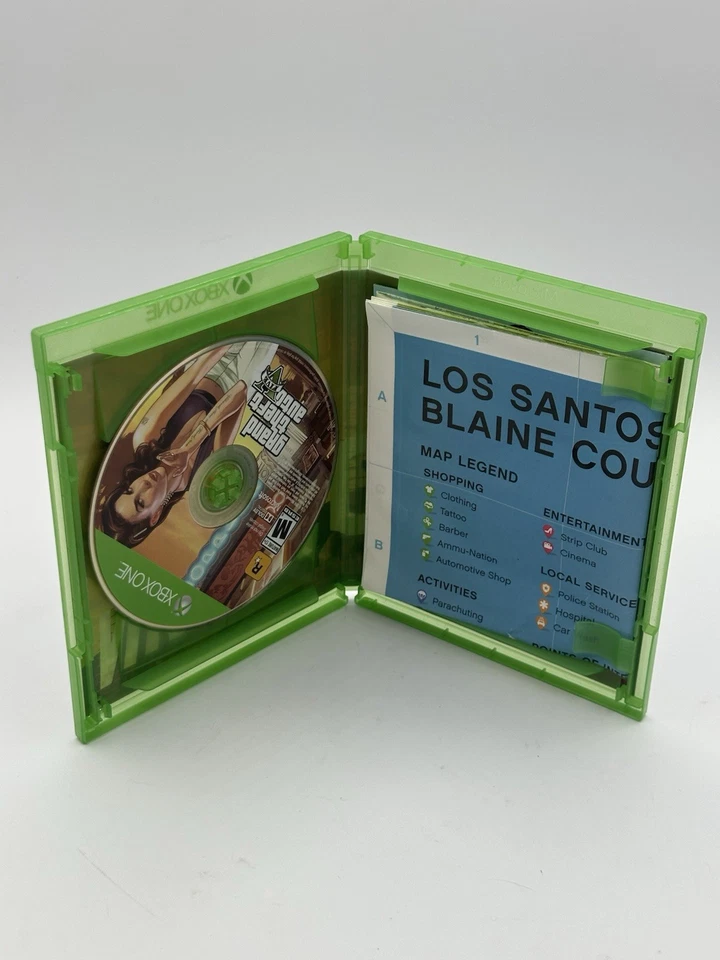 Grand Theft Auto Five Microsoft Xbox One Complete In Box With Map - Image 2 of 3