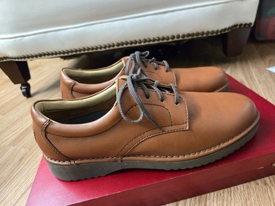   Mens Dressports by Rockport Shoes Size 8.5 M Brown Leather Vibram  Morflex 