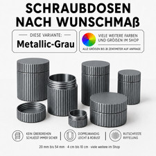 Drehverschlussdose Wunschmaß Radial Rillen H...
