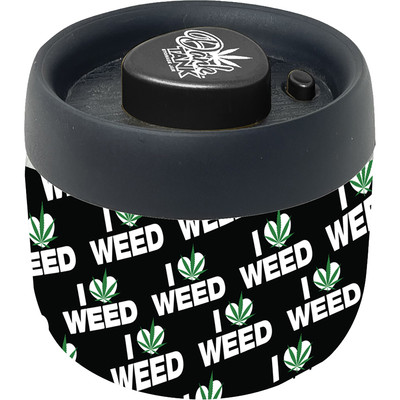 4.25in I Love Dank Tank Vacuum Jar   400ml Airtight Storage Container