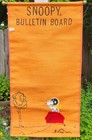 Snoopy Bulletin Board 1966 Peanuts Snoopy "Curse You Red Barron" by Simple Simon — photo 1