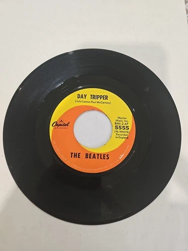 The Beatles Day Tripper-We Can Work It Out 45 Capital Record 5555 1965