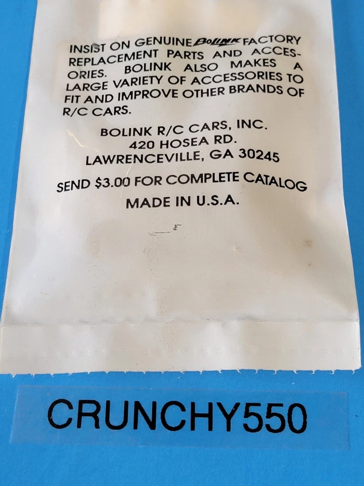 Vintage Bolink BL-7217 Nylon Lock Nuts Black (6) 1/4-20 RC Part - Image 3 of 3