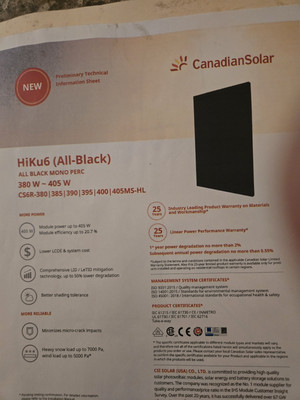 used solar panels
