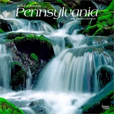 Pennsylvania Wild & Scenic | 2026 12x24" (Hanging) Wall Calendar | Plastic-Free