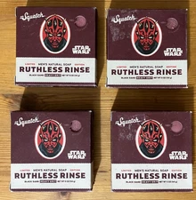 Dr. Squatch Star Wars Limited Edition Soap 4 bricks Darth Maul Ruthless Rinse