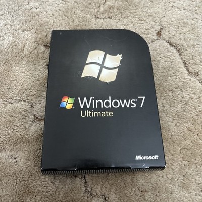 Microsoft Windows 7 Ultimate 32 & 64 Bit DVDs Genuine MS WIN Full Retail Box Key