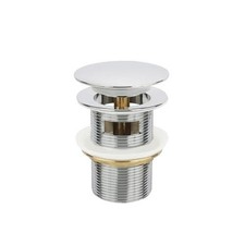 Chrome Freestanding Bathtub Drain Stopper, Compatible with Drain Kit