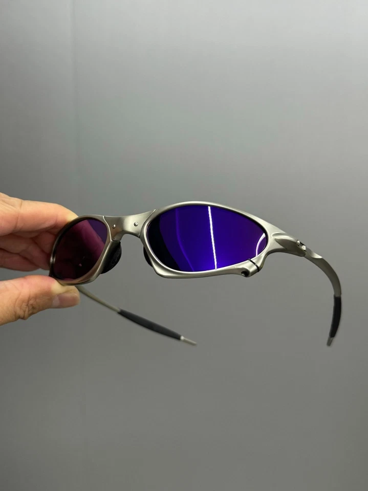 Gafas de sol Oakley Penny & Juliet X-Mental lentes moradas/marcos plateados Foto 3 de 4