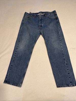 Levi s 505 Jeans Men s 40x30 Blue Original Straight Fit Denim Western Casual
