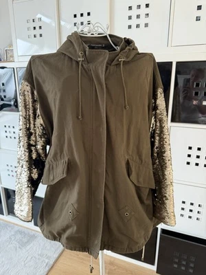 Zara Parka   Jacke  Gr. M Khaki - Bild 1 von 4