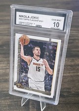 Topps CGC GEM 10 2025-26 Nikola Jokic #101 Denver Nuggets NBA Basketball Card