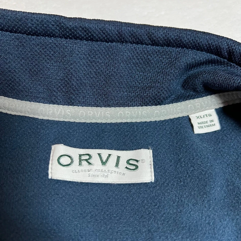 Orvis Men's Bonded Mesh Full Zip Jacket Size X-Large Winter Casual Lightweight - Image 4 of 4