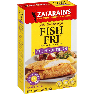 Zatarain'S Crispy Southern Fish Fri Seafood Breading Mix, 24 Oz (Pack of 8)
