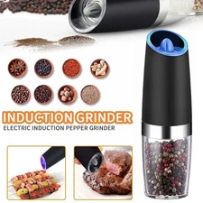 FlavorCrush. Winholder Gravity Electric Pepper and Salt Grinder 