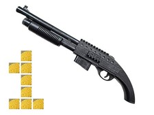 Pegasos  Short Gun Toy with BB Bullets Safe Shooting Game for Kids Outdoor Play