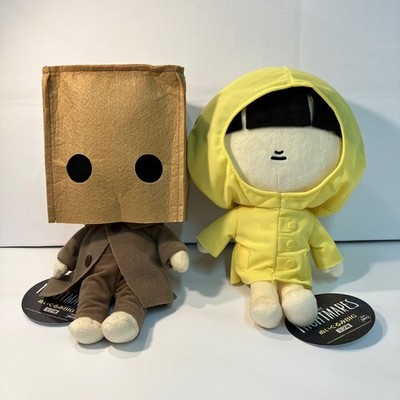 Little Nightmares Mono & Six Set Big Plush Doll Toy Set of 2