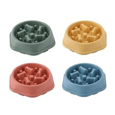 Pet Slow Feeder Bowl Non Slip Cat Dog Puzzle Food Bowl Anti Gulp Eating Dish UK