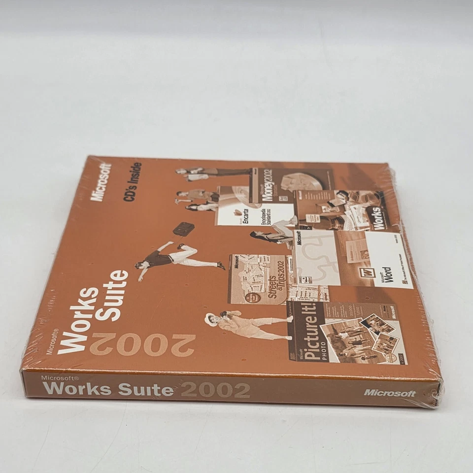 Microsoft Works Suite 2002 Set of 5 CDs with Product Key Dell Sealed - Image 3 of 4