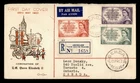 DR WHO 1953 AUSTRALIA FDC QEII CORONATION COMBO ABERDARE REGISTERED M81898